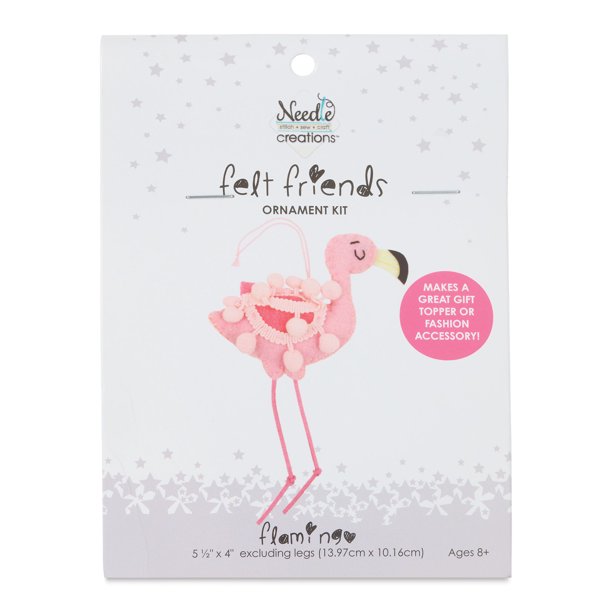 Felt Friends Ornament Kit - Flamingo