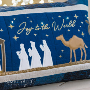 Kimberbell Nativity Bench Pillow Kit - Preorder Ships September
