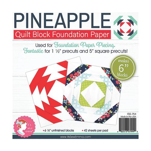 Pineapple 6" foundation paper pad