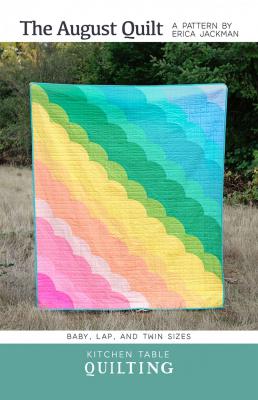The August quilt sewing pattern from Kitchen Table Quilting