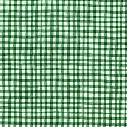 Gingham Play by Michael Miller - Pine